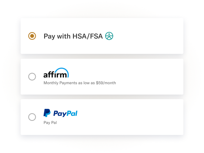 Choose Truemed at Checkout: