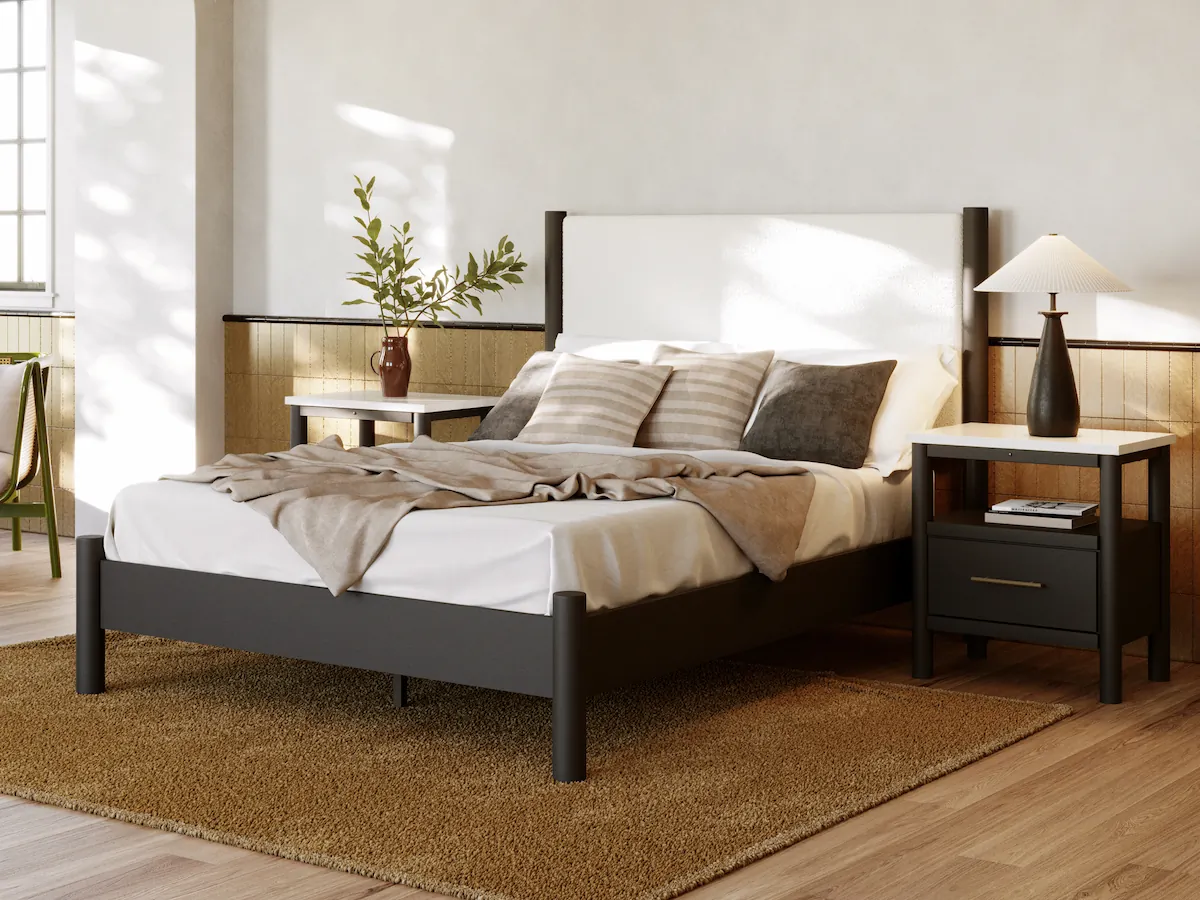Hudson Bedroom Set with Bed Frame + Nightstands | Nectar Sleep