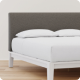 Linen Headboard Image